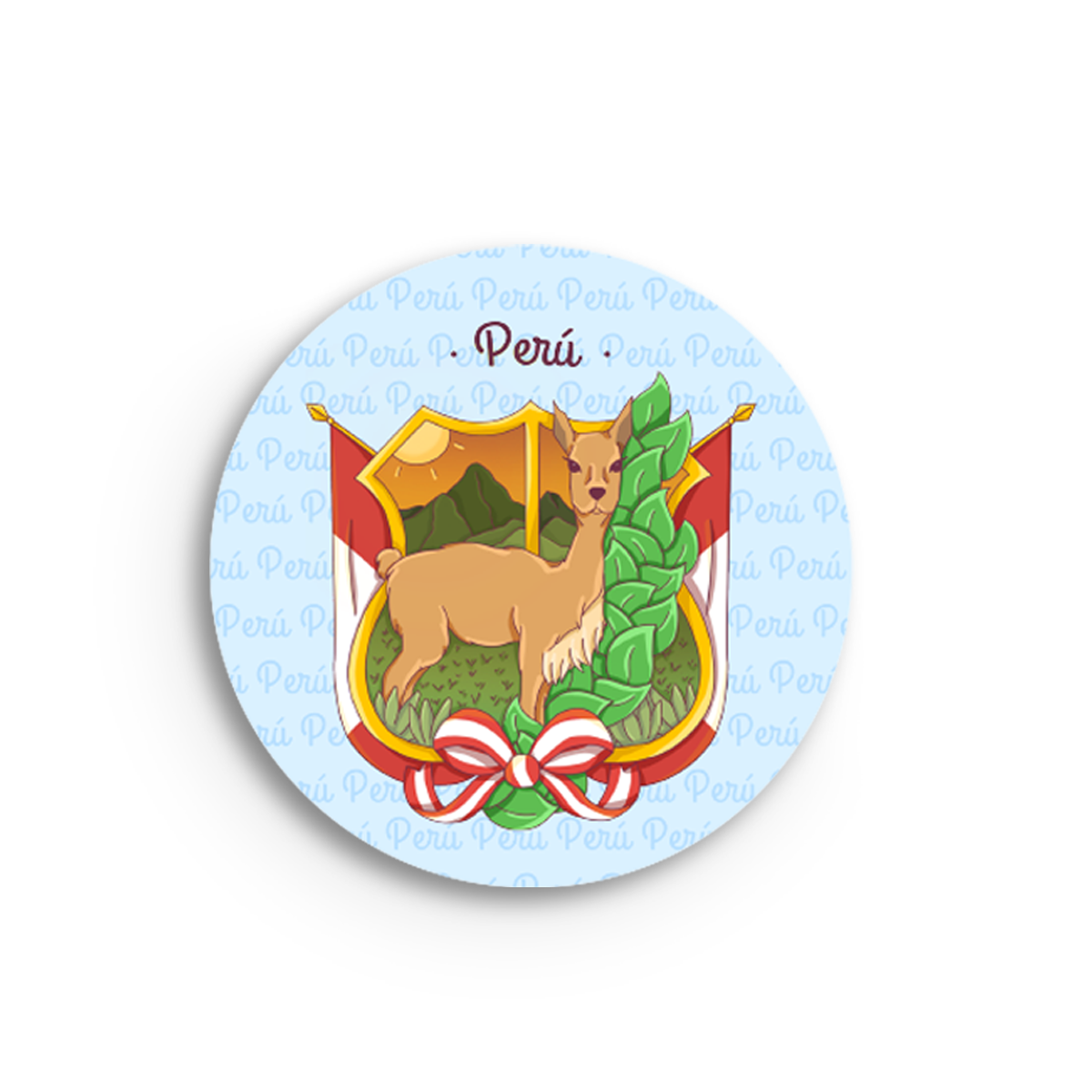 Imantado Escudo Peruano