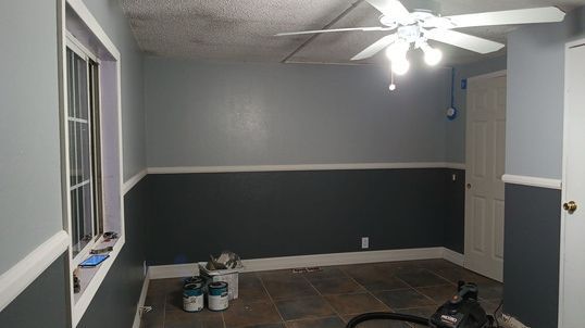 A room that has been painted by NV Pro Services