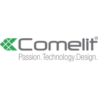 The comelit logo is a passion , technology , design company.