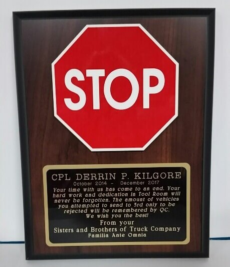 Badge — Stop Award in Jacksonville, NC