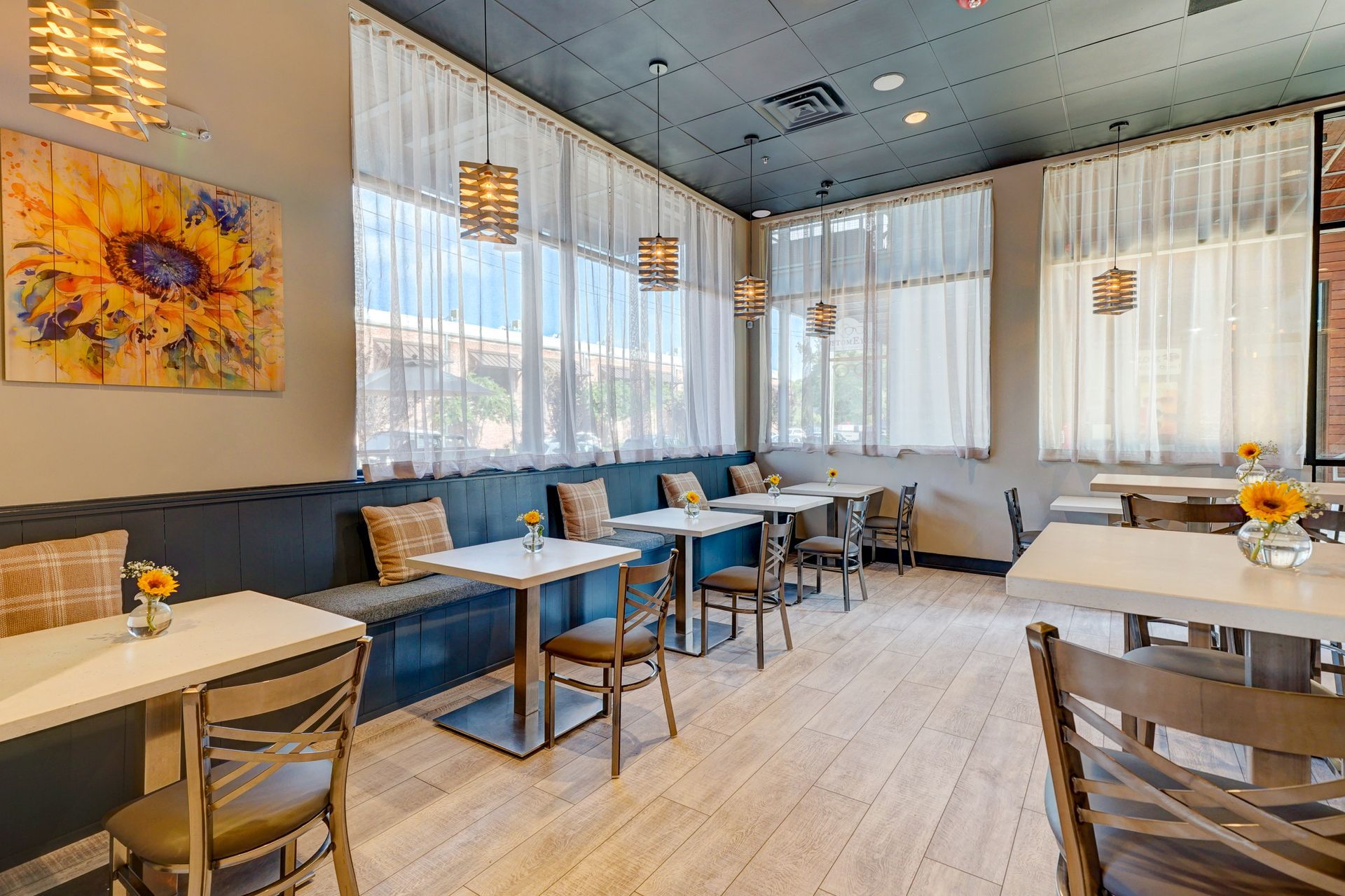 Dining room at South Front Tavern Wilmington restaurant