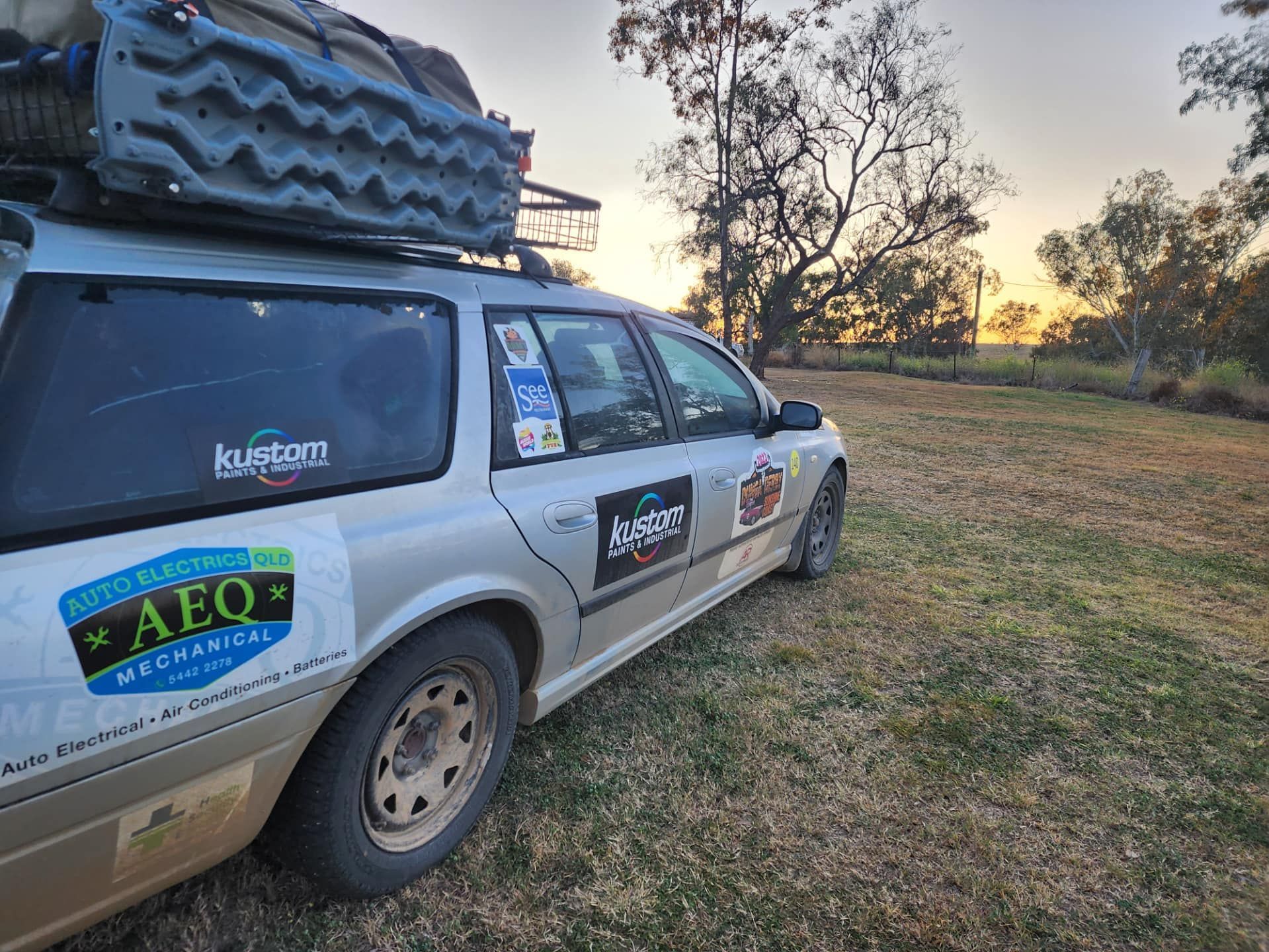 Car In The Dunga Derby — AEQ - Auto Electrics QLD in Woombye, QLD