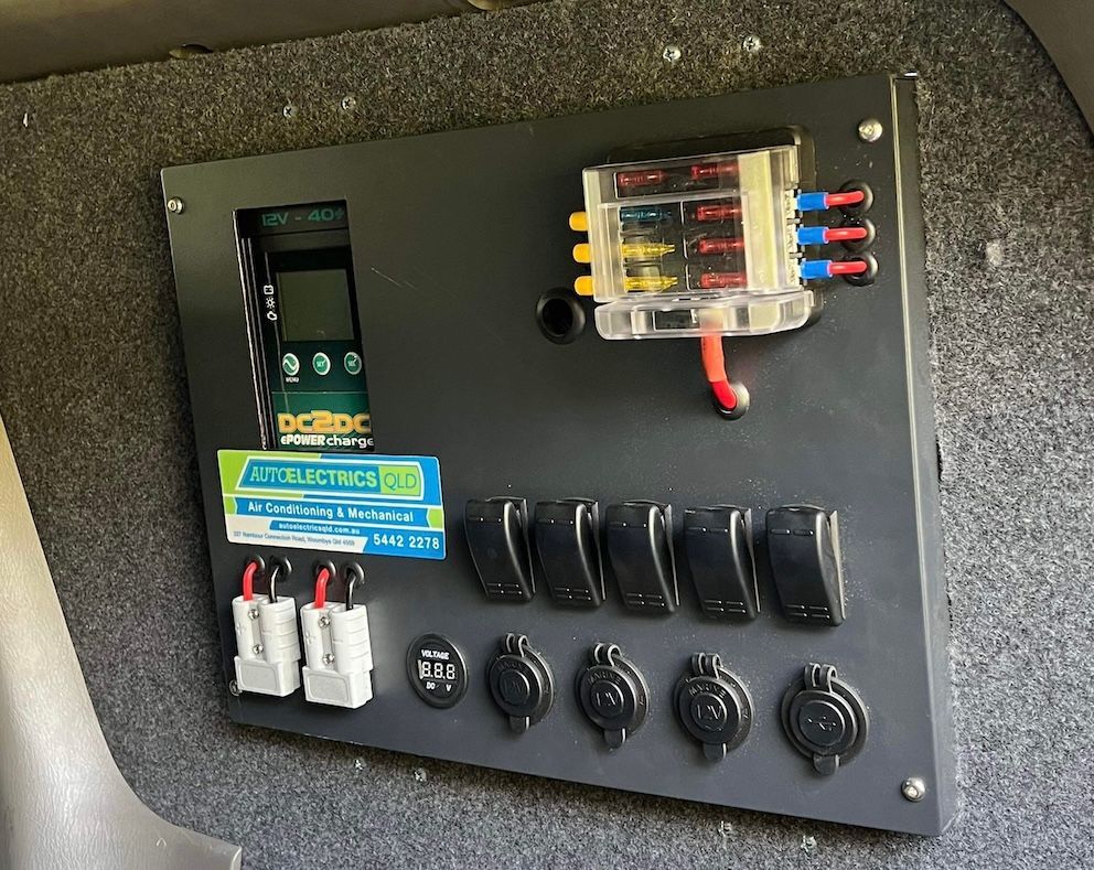 Electricals Panel on 4WD - Auto Electrics QLD in Woombye, QLD