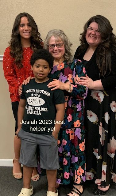 new friends at evangel ladies conference.