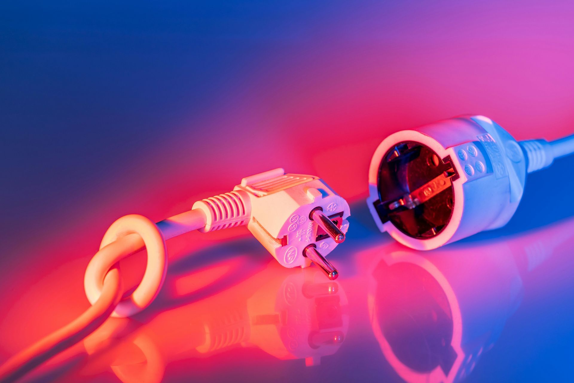 power and outlet for fitness gym planning before installation.