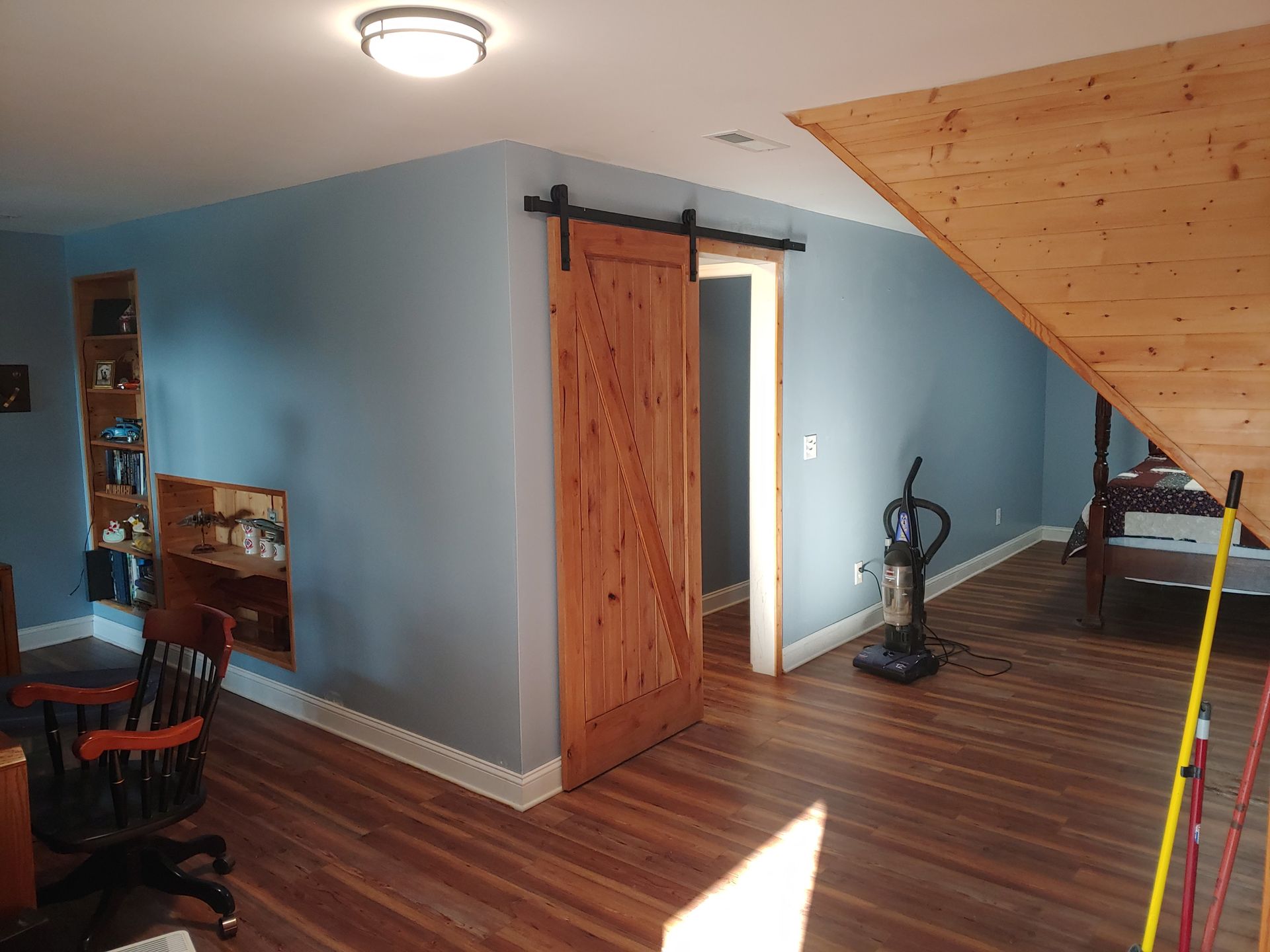 Sliding Barn Door And A Vacuum Cleaner — Glade Hill, VA — Southern VA Construction