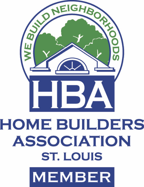 A logo for the home builders association in st. louis