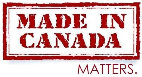 A stamp that says made in canada matters. By your building from metalbuilt builldings - made in Canada!