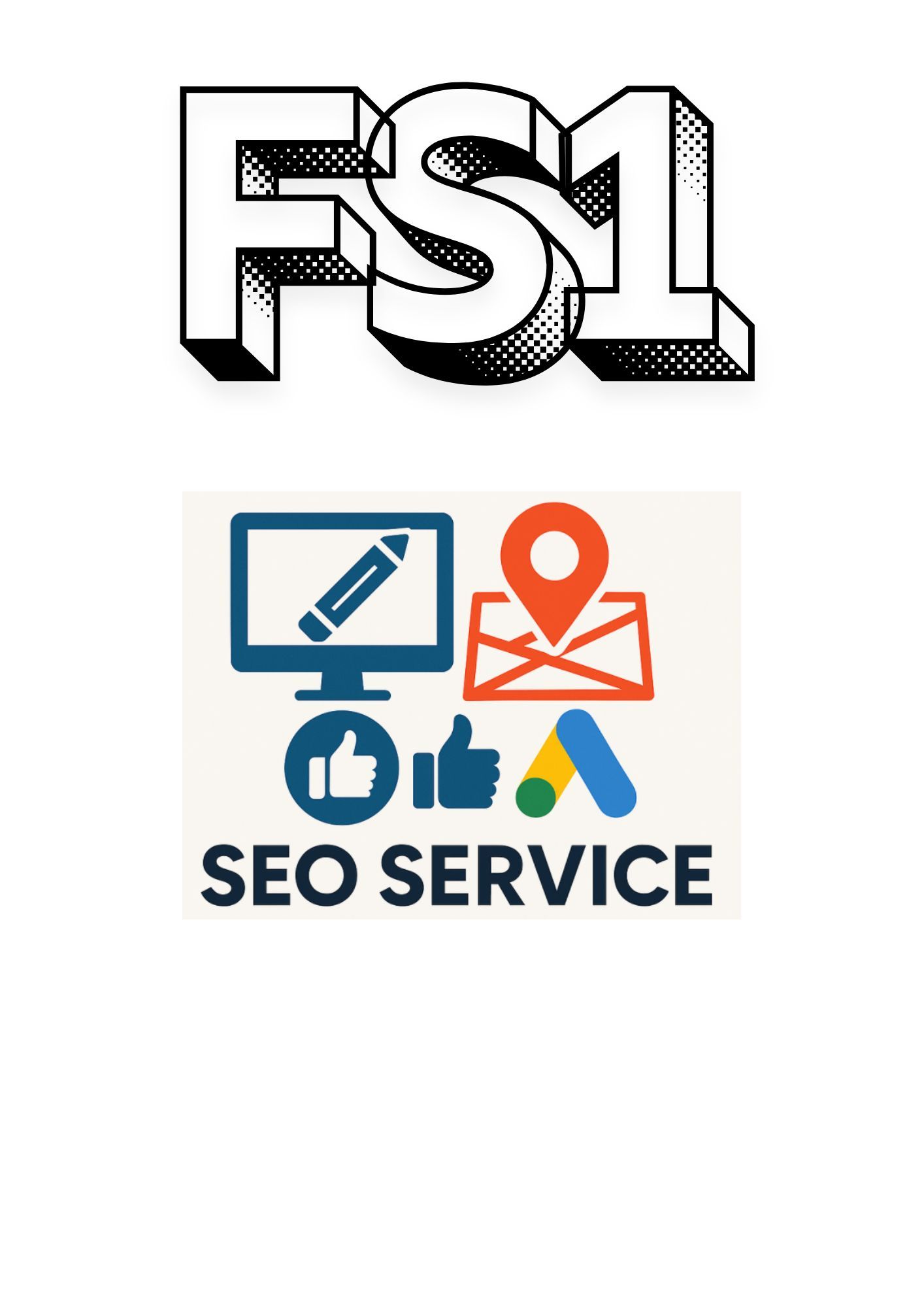 FS1 logo above SEO service icons.