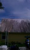 Old Model House — Old Metal Roof Cleaning