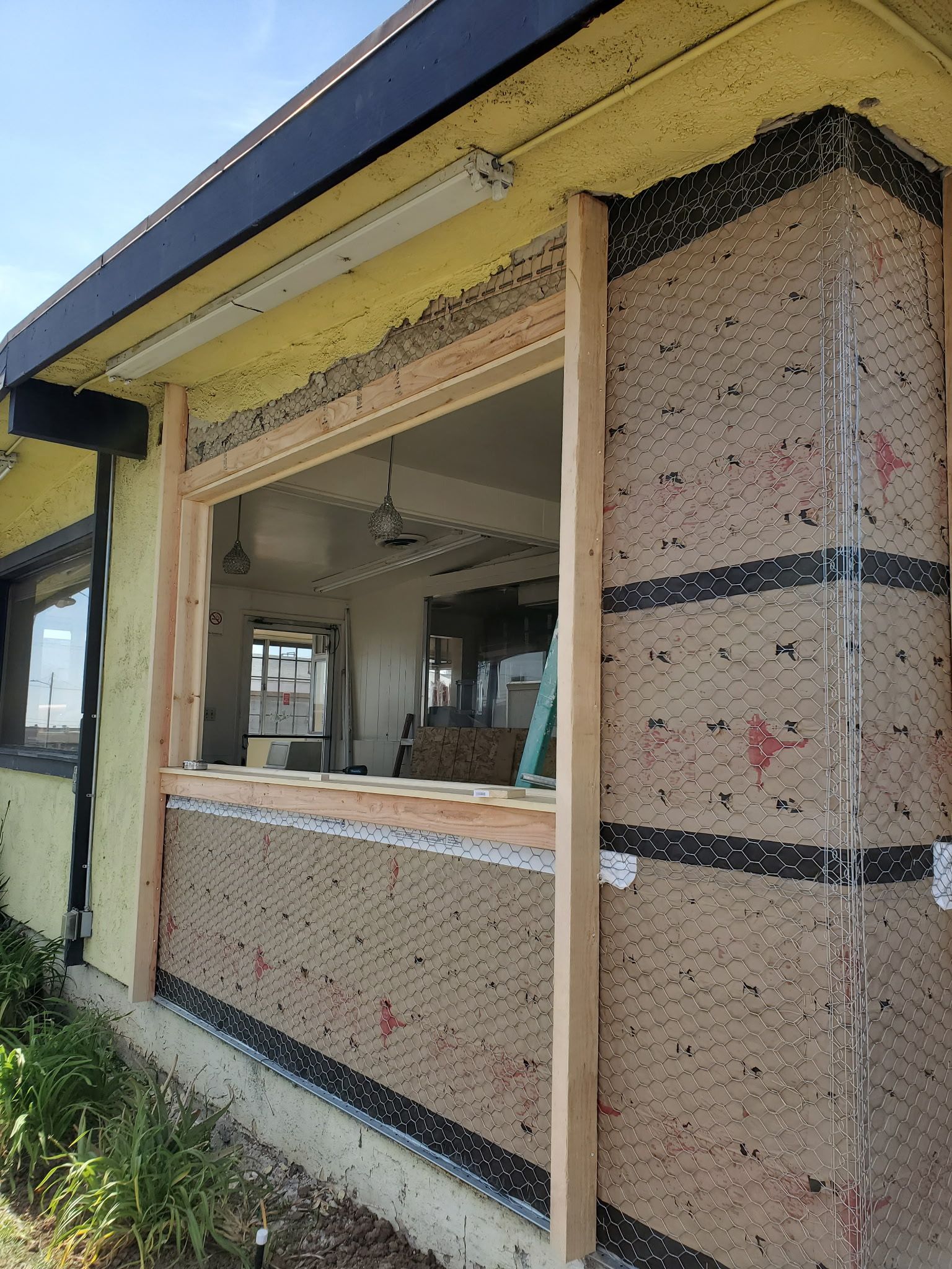 outdoor stucco work by Nelson Construction