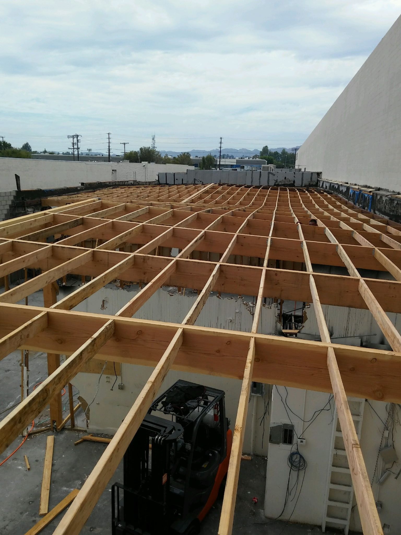 outdoor framing by Nelson Construction
