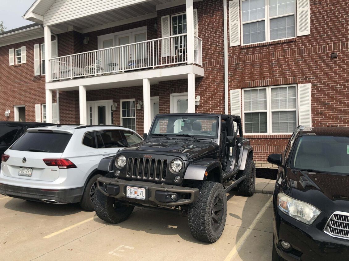 parked jeep