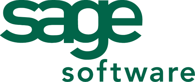 Sage software logo. Dark green 