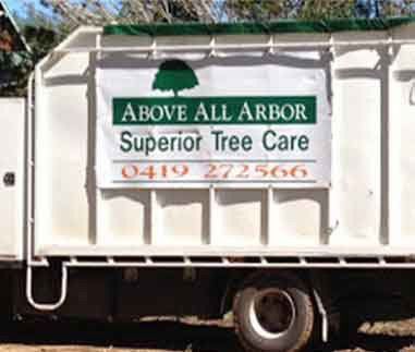 White Truck — Southern Highlands, NSW — Above All Arbor