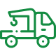 Green tow truck. | Golden Gear Automotive
