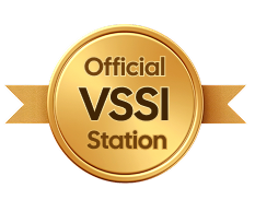 Logo: green cartoon man punching a red 