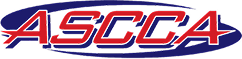 ASCCA logo, red letters with white trim on blue arcs. | Golden Gear Automotive