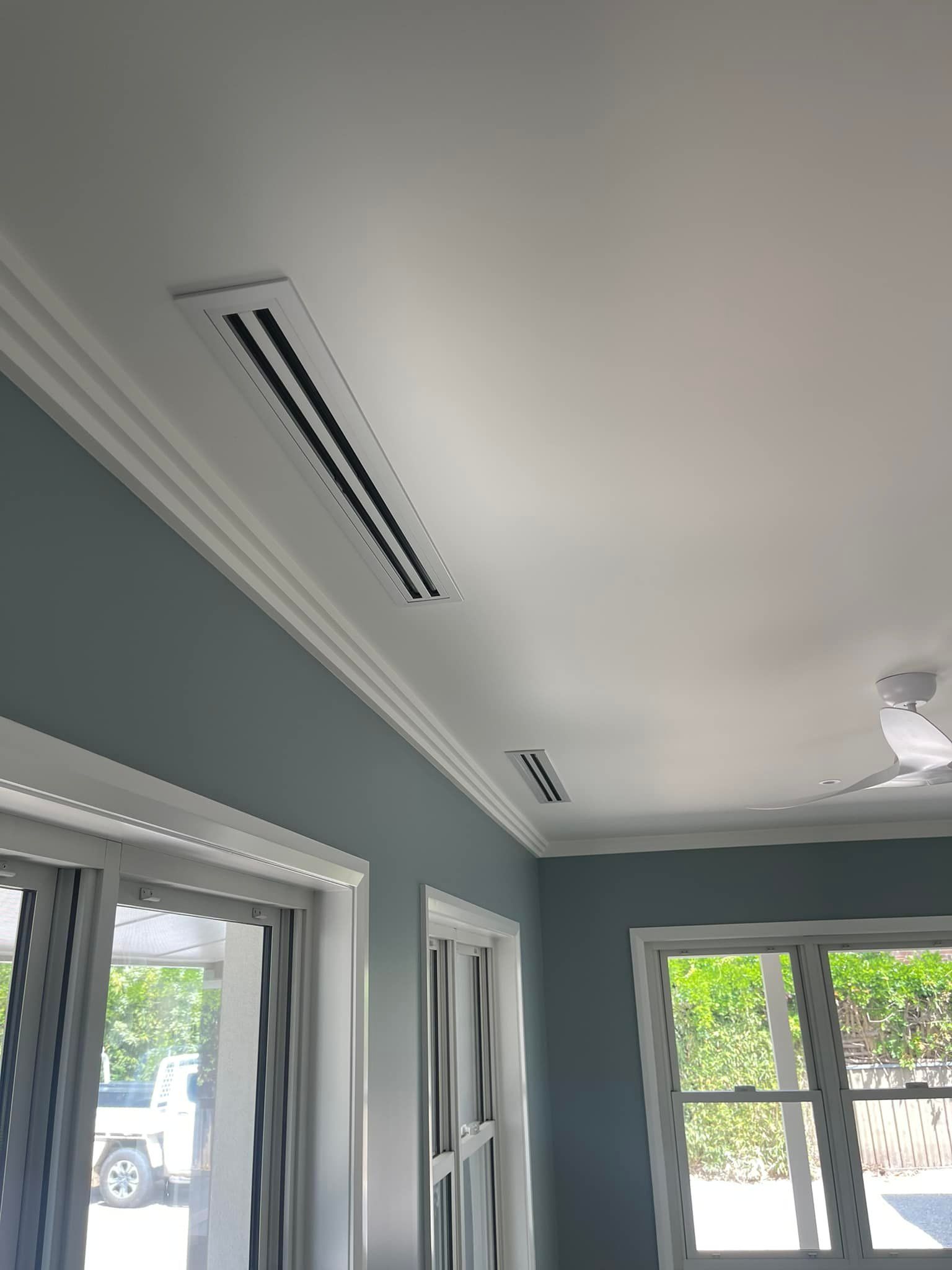White Ceiling with Linear Air Vents — Canobolas Air in Orange, NSW
