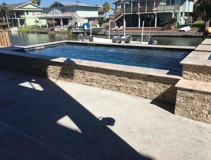 New Installed Pool — Agua Dulce, TX — Paradise Pools