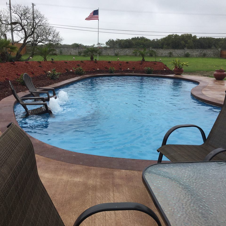 Installed Pool — Agua Dulce, TX — Paradise Pools