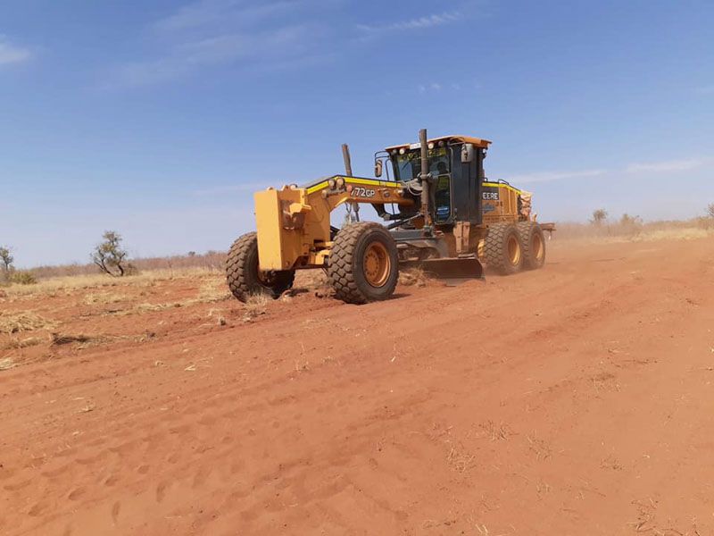 Caterpillar grader