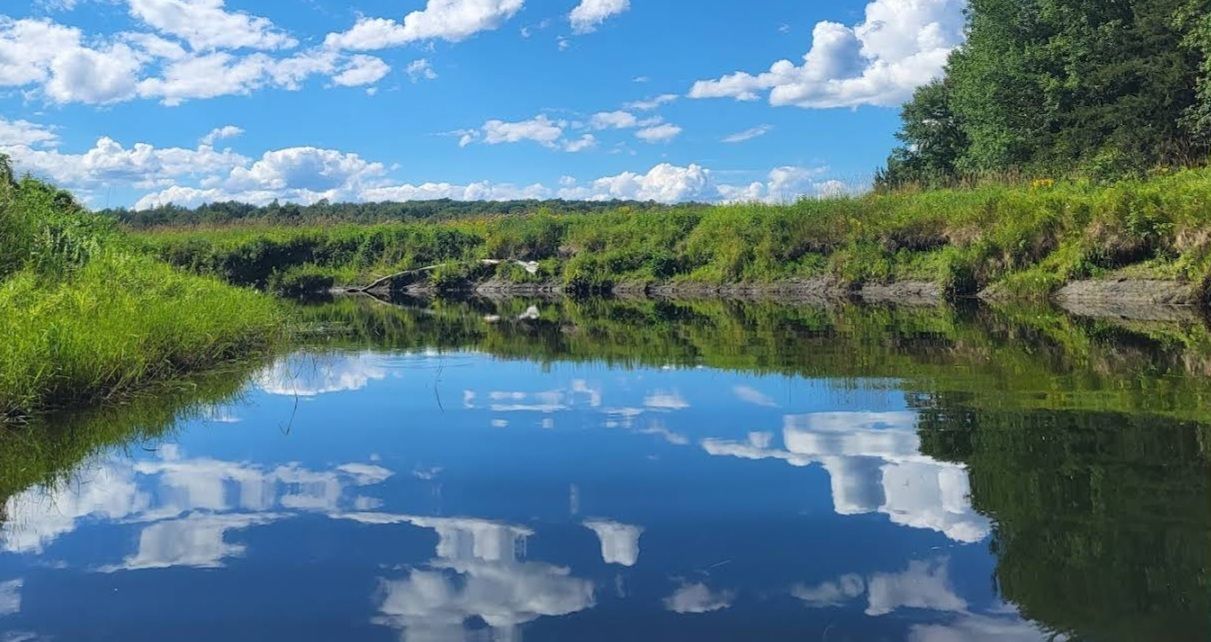 Vermont's Clyde River during an all-inclusive Vermont kayaking trip