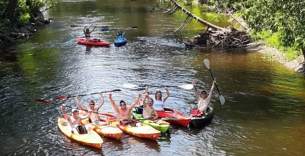 Best group paddle in the NEK on Clyde River with Clyde River Recreation