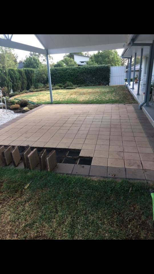 Before Paving Outside The House — Landscaping Services in Dubbo, NSW