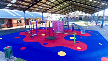 Synthetic Grass Used For School Playgrounds — Landscaping Services in Dubbo, NSW