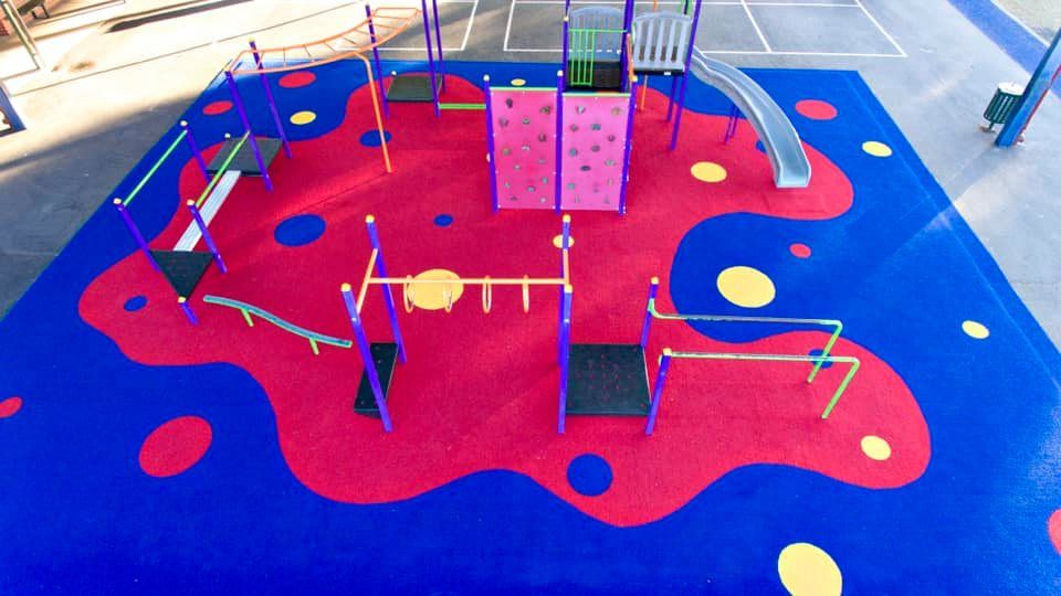Synthetic Grass Used For School Playgrounds 2 — Landscaping Services in Dubbo, NSW