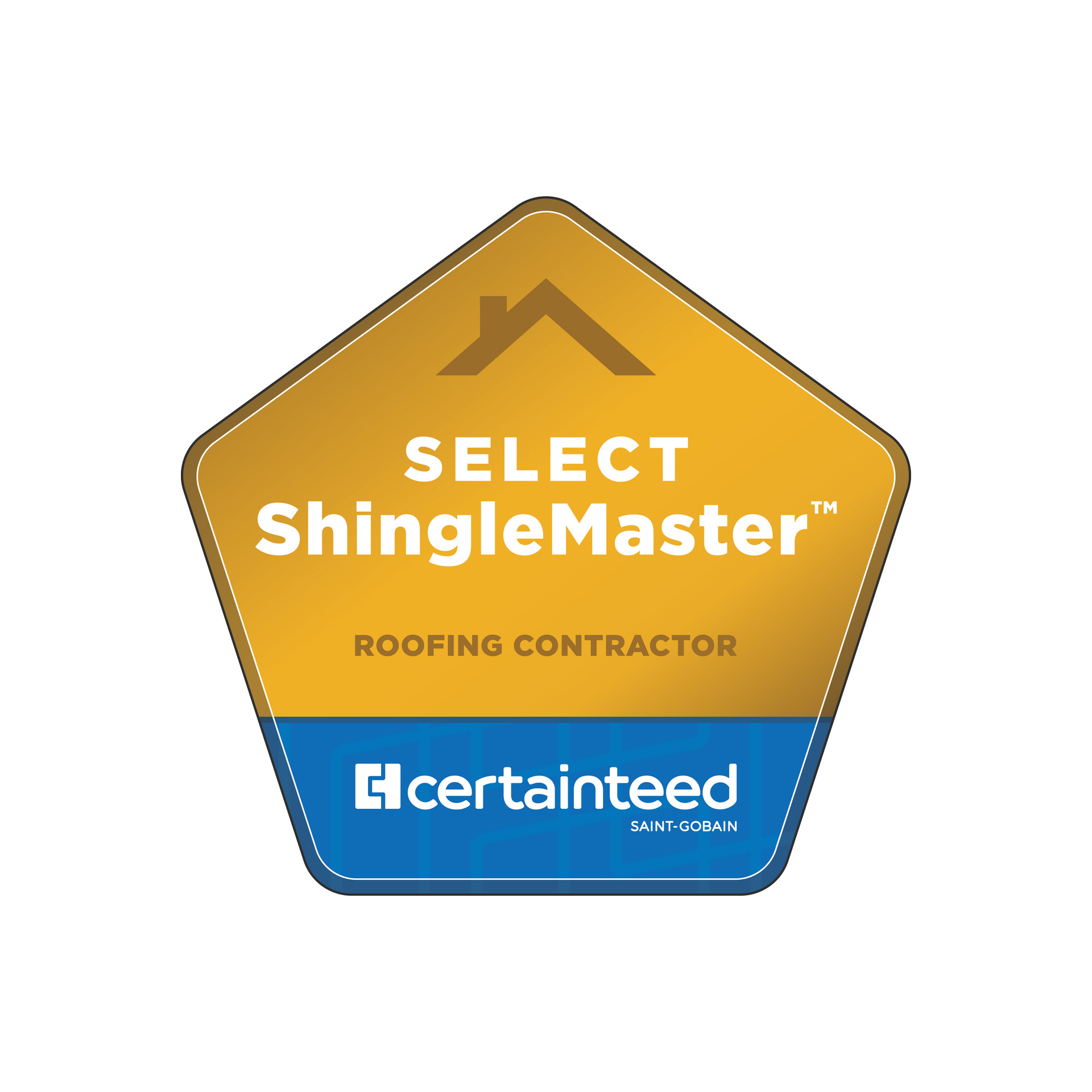 Capital City Roofing is factory certified with CertainTeed as a Select Shingle Master.