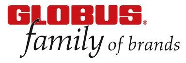 A globus family of brands logo on a white background