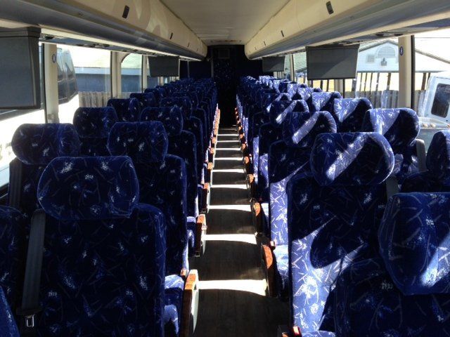 Motor Coach — Inside Of A 52-56 Passenger Motor Coaches in Columbus, OH