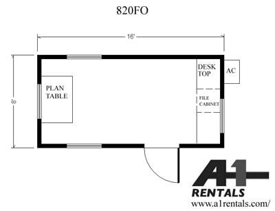 Portable Office Trailer Storage Rental in Overland Park, KS