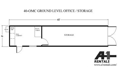 8x40 Office / Storage Combo — Storage Containers in Kansas City, MO