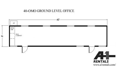 8 x 40 Office — Storage Containers in Kansas City, MO
