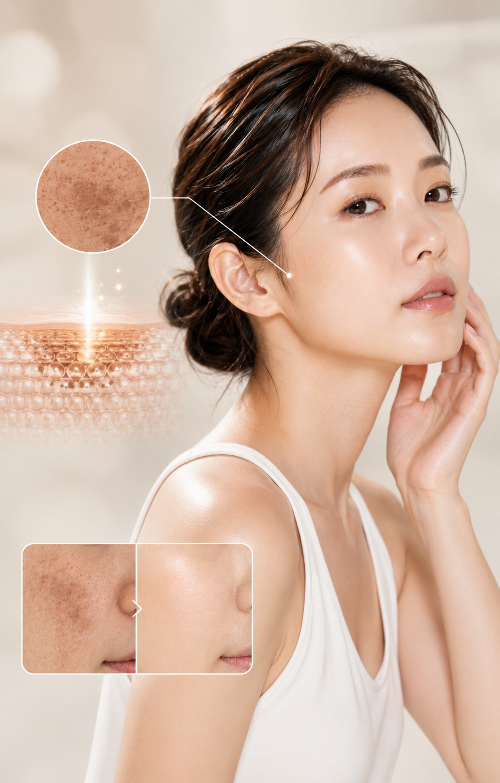 釜山西面JRYN皮膚科 肝斑・色素雷射 變化
