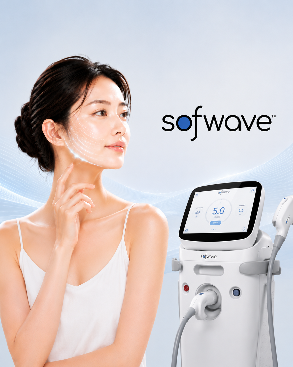 釜山西面JRYN皮膚科 Sofwave 拉提 變化