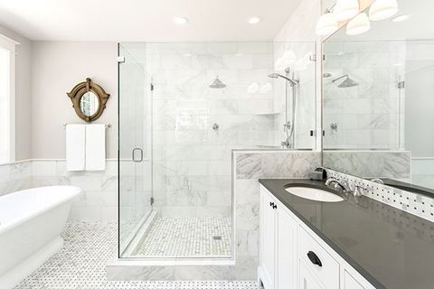 Master bathroom - Commercial and residential glass service in Central Point, OR