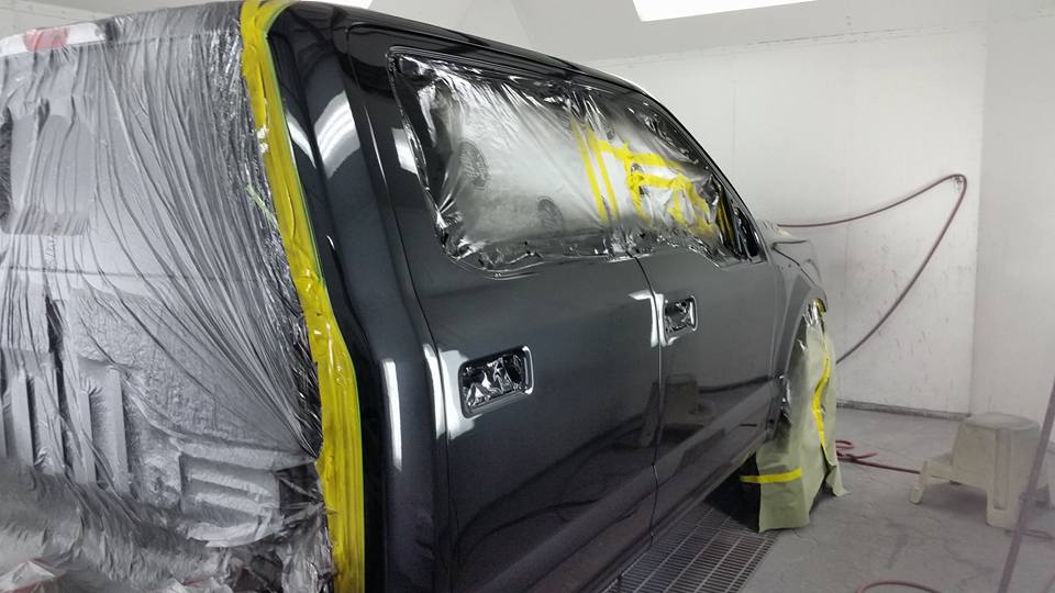 Car Accident — Restoration Of Black Truck in Salem, OR