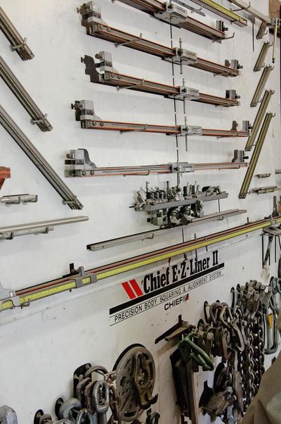 Fender Bender — Car Parts Inside Auto Repair Shop in Salem, OR
