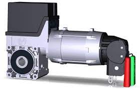 A close up of a motor on a white background.