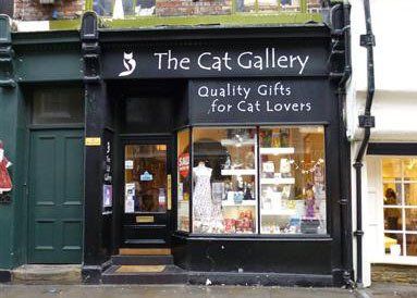 The cat gallery is a store that sells quality gifts for cat lovers.