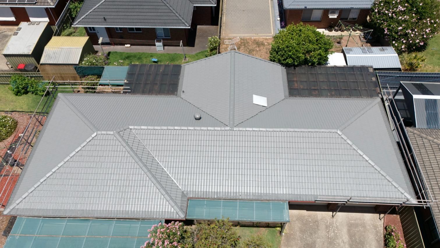 A tiled Adelaide roof recently restored