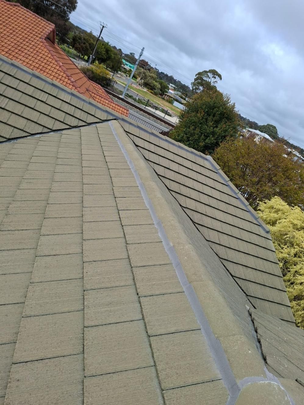 A roof repointed in Adelaide