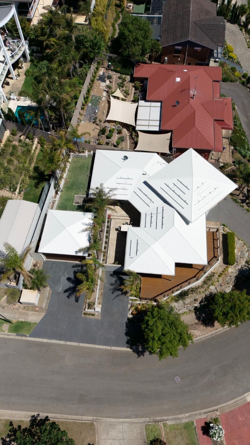 An adelaide roof restoration colorbond white roof