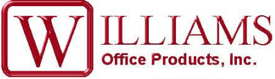 The logo for williams office products , inc.