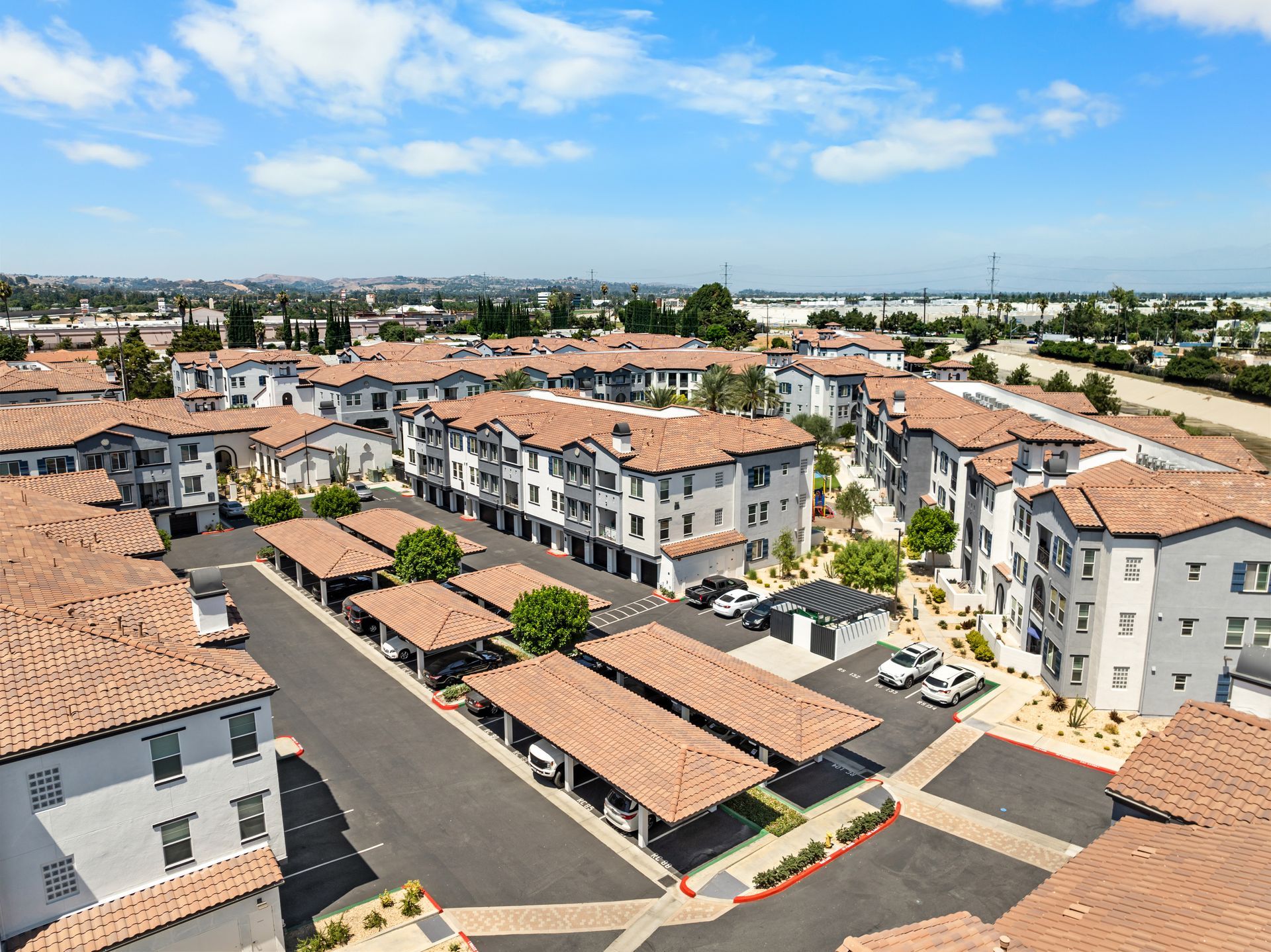 Community parking from overhead