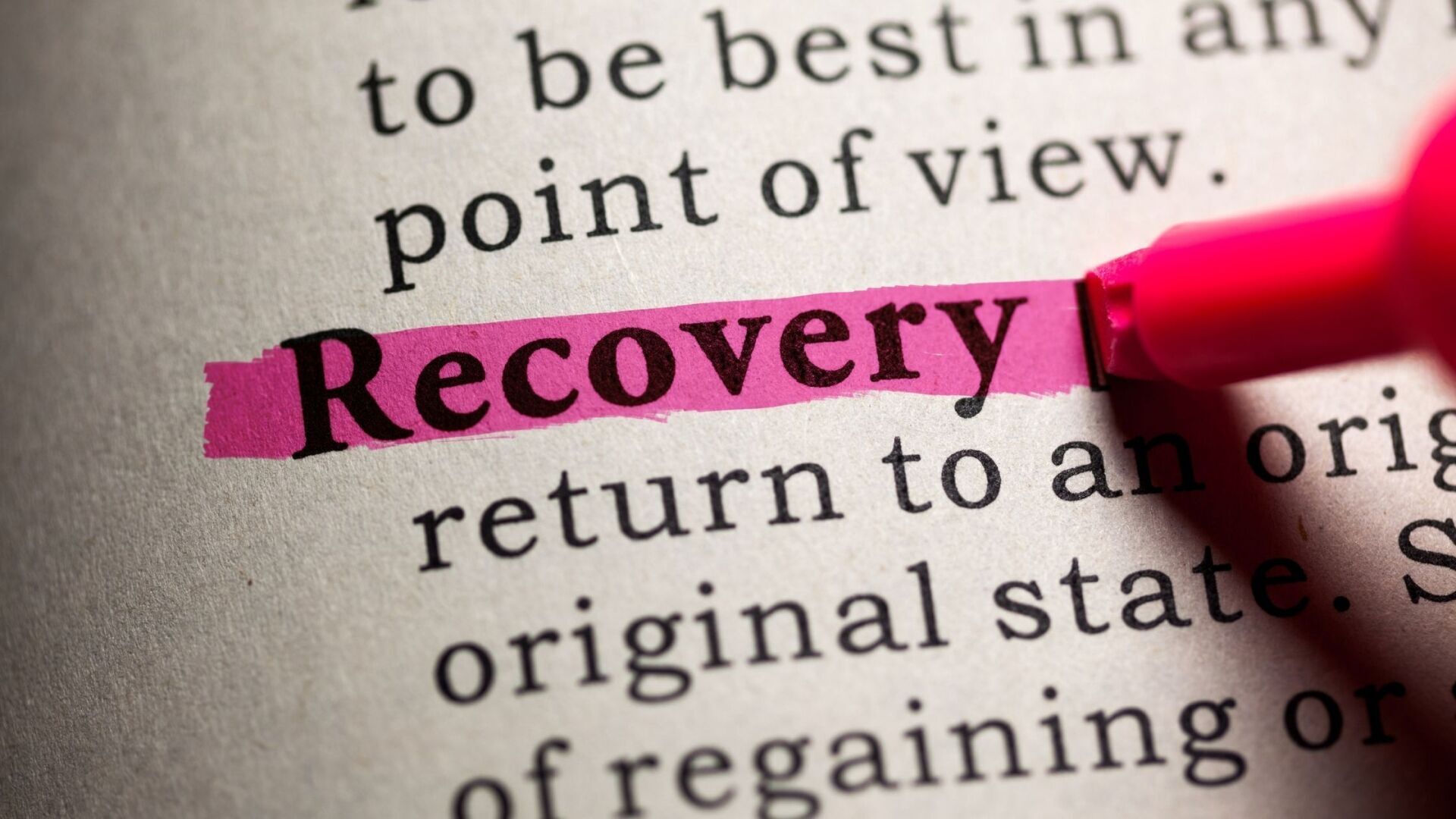 preparing for addiction recovery